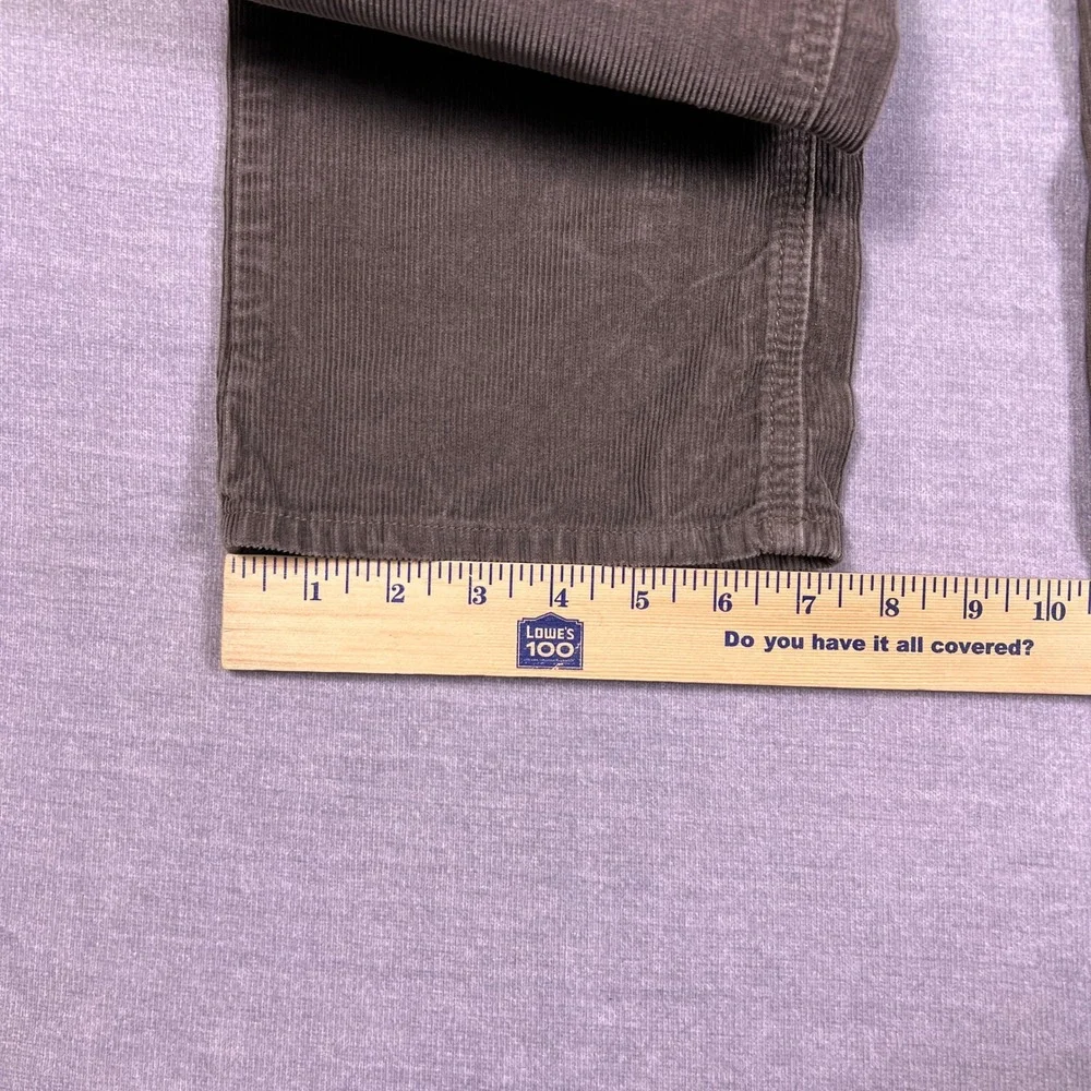 Old Navy Straight Regular Mid Rise Corduroy Pants Kids 12 Light Brown Cotton